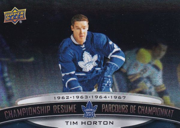 insert karta TIM HORTON 22-23 Tim Hortons Legends Championship Resume číslo CR-1